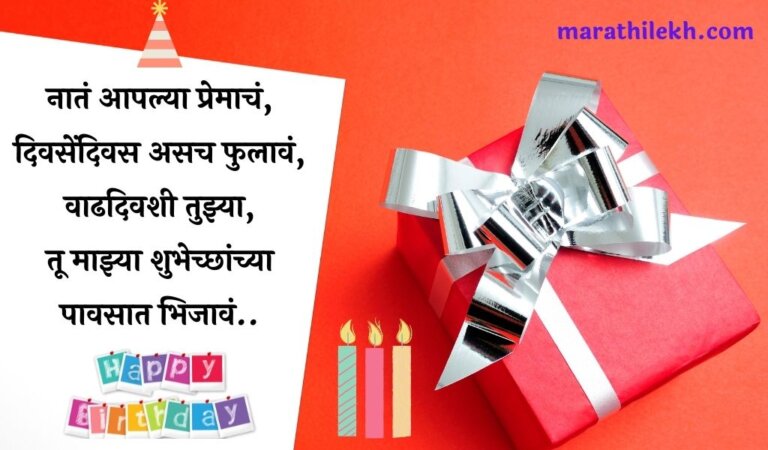 Heart Touching Birthday wishes in Marathi